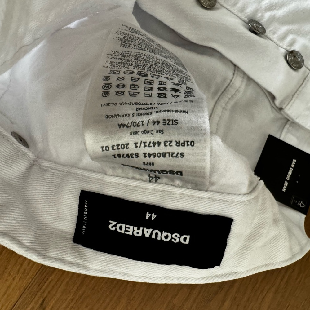 DSQUARED DYED SAN DIEGO JEANS * STRETCH COTTON DENIM JEANS